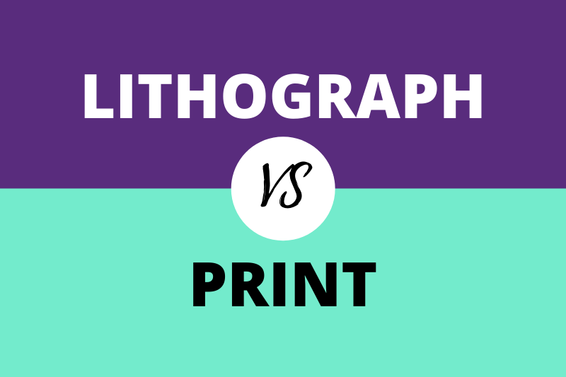 Lithograph vs Print