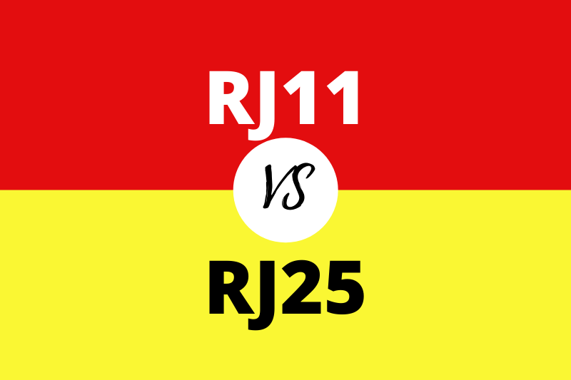 RJ11 vs RJ25