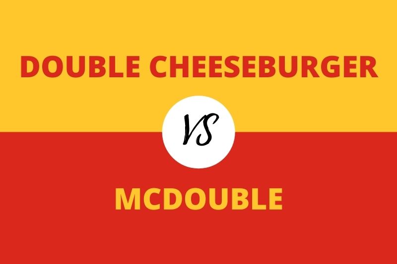 Double Cheeseburger vs McDouble