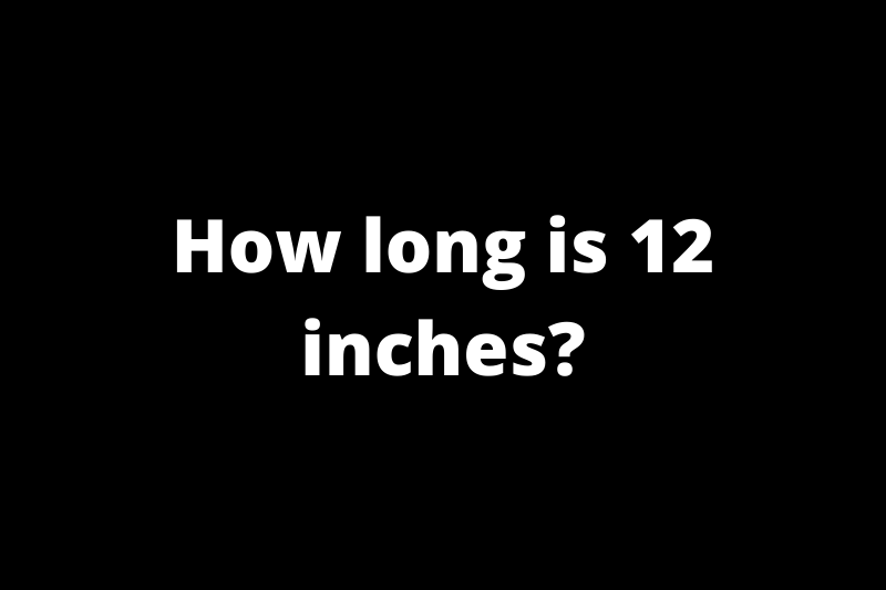 How long is 12 inches?