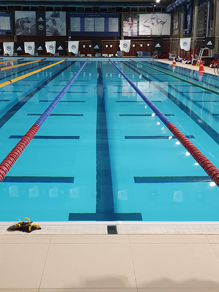 Olympic Size Pool has a length of 50 meters
